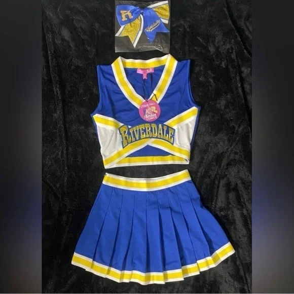 New Dolls Kill x Archie Comics Riverdale Cheerleader Costume Uniform Set XS๐๐ฃ๐ - Picture 1 of 8